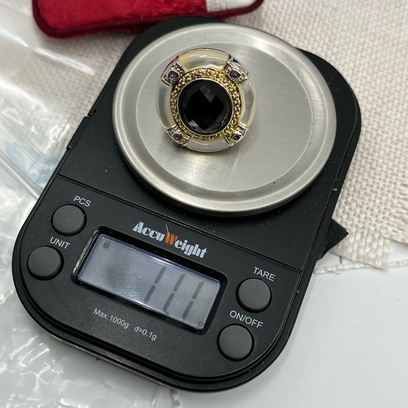 Striking Vintage Sterling Silver 925 Hong Kong Ring - Picture 14 of 16